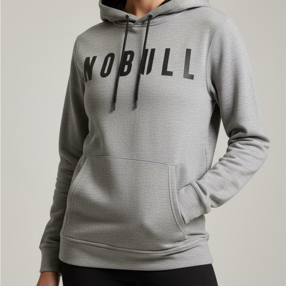 NOBULL Women's Heather Gray Hoodie